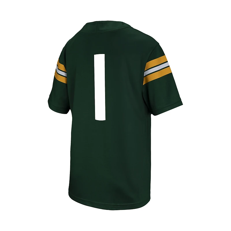 Maillot de football Nike #1 pour jeunes, vert forêt, Baylor Bears Untouchable