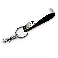  BC Lions Personalized Leather Loop Keychain