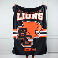 Couverture BC Lions 50 po x 60 po pour les amateurs de sport