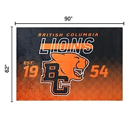 BC Lions 62" x 90" Family Blanket