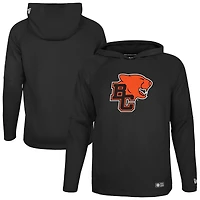 Sweat à capuche raglan New Era noir BC Lions 2026 Sideline Metam pour homme