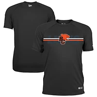Men's New Era Black BC Lions 2026 Sideline Texter Raglan T-Shirt