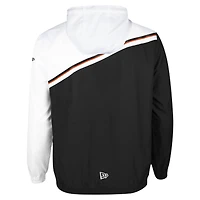 Veste noire à fermeture éclair intégrale Ripstop tissée Pinnacle New Era pour hommes BC Lions