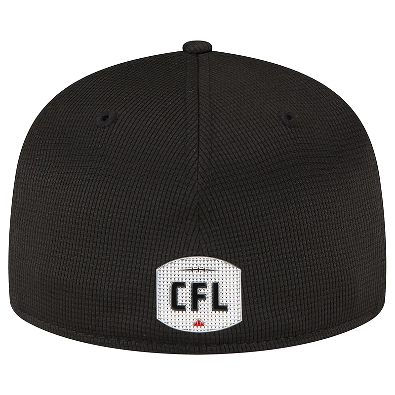 Casquette ajustée New Era noire BC Lions Sideline 59FIFTY pour homme