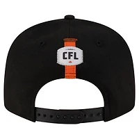 Casquette snapback noire New Era BC Lions Sideline 9FIFTY pour homme