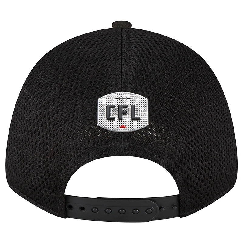 Men's New Era  Black BC Lions Sideline 9FORTY Adjustable Hat