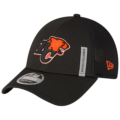 Casquette réglable 9FORTY BC Lions Sideline New Era pour homme, noire