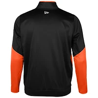 Men's New Era Black BC Lions Sideline Performance Fleece Quarter-Zip Top