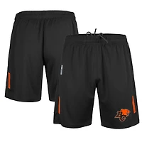 Short en tricot BC Lions Sideline Swift Performance New Era pour homme, noir