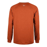 T-shirt à manches longues pour homme 5th & Ocean by New Era Orange BC Lions Sideline Thrive Performance