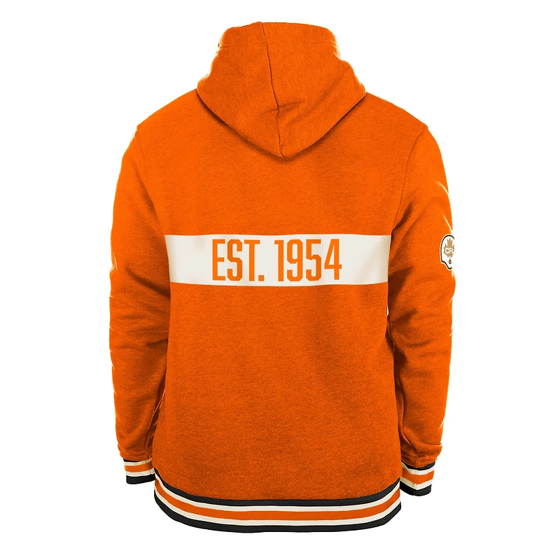 Sweat à capuche orange New Era BC Lions Turf Traditions pour hommes