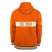 Sweat à capuche orange New Era BC Lions Turf Traditions pour hommes