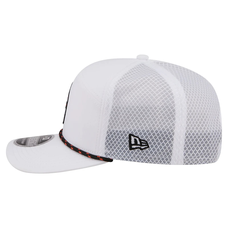 Casquette ajustable New Era blanche BC Lions 2026 Sideline Rope 9SEVETNTY pour homme