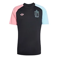 Maillot d'avant-match adidas noir homme de l'équipe nationale belge 2026