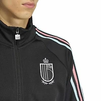 Men's adidas Black Belgium National Team Originals Full-Zip Track Jacket