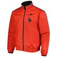 Veste Homme adidas Rouge/Noir Belgium National Team AEROREADY Reversible Anthem Full-Zip Jacket