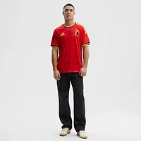 Maillot réplique domicile rouge adidas de l'équipe nationale belge 2026 pour homme