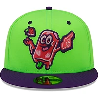 Casquette ajustée 59FIFTY Beloit Sky Carp Copa De La Diversion New Era verte pour homme