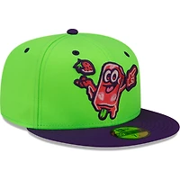 Casquette ajustée 59FIFTY Beloit Sky Carp Copa De La Diversion New Era verte pour homme