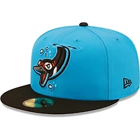 Casquette ajustée New Era Royal Beloit Sky Carp Authentic Collection Team Alternate 59FIFTY pour homme
