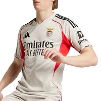 Maillot réplique extérieur adidas gris Benfica 2025/26 pour homme
