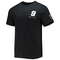 T-shirt à carreaux Bill Elliott Legends noir 3 points pour homme