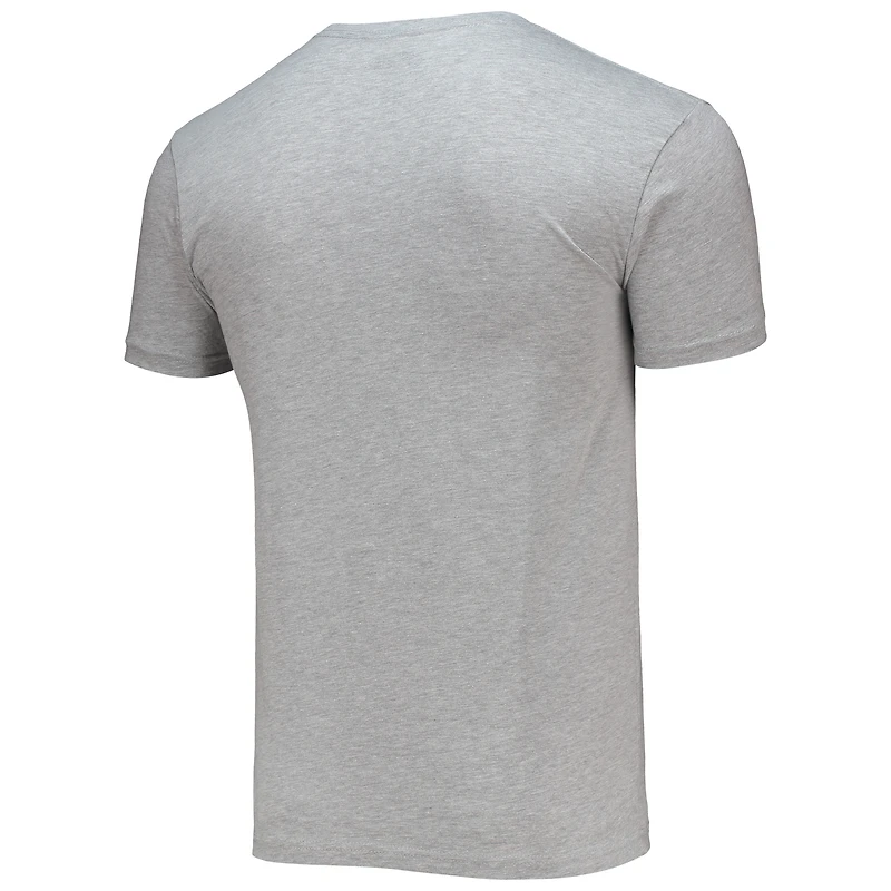 Men's Checkered Flag Heathered Gray Bill Elliott Legends T-Shirt