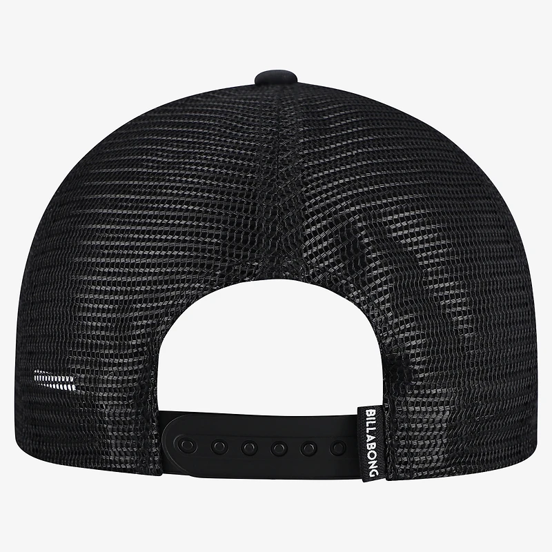 Casquette Billabong noire pour homme, style camionneur, ajustable