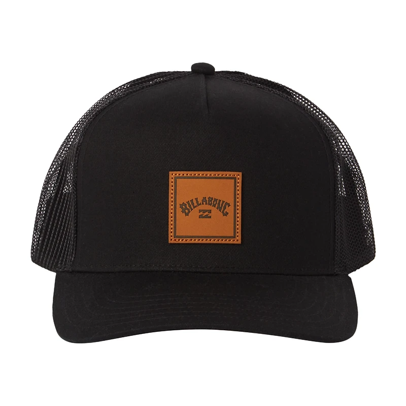 Men's Billabong Black Stacked Adjustable Trucker Hat
