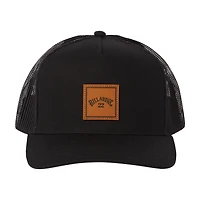 Men's Billabong Black Stacked Adjustable Trucker Hat