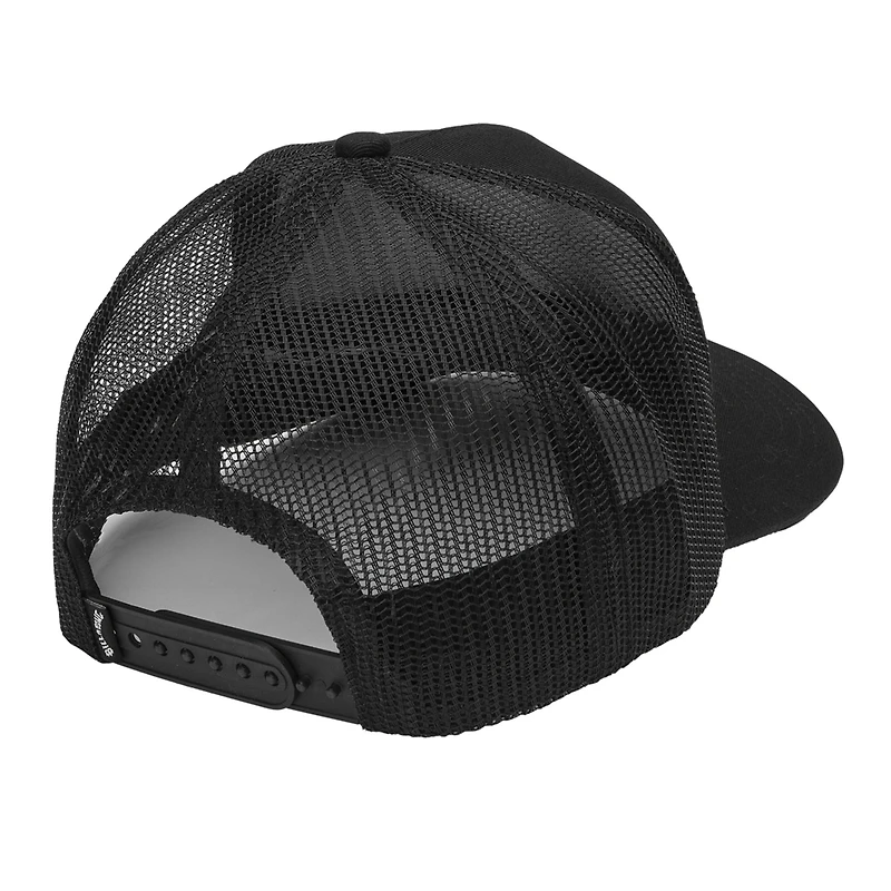 Men's Billabong Black Stacked Adjustable Trucker Hat
