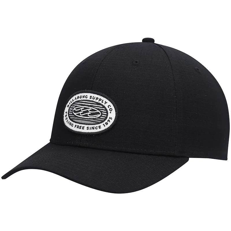 Casquette Billabong Black Stealth Walled Snapback pour homme