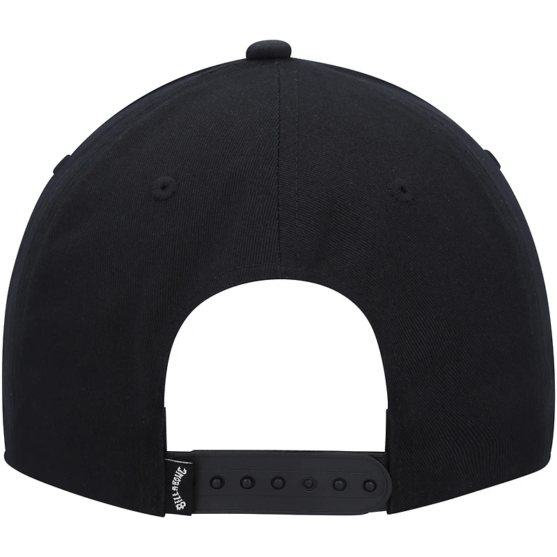 Casquette Snapback à parois noires Billabong pour hommes