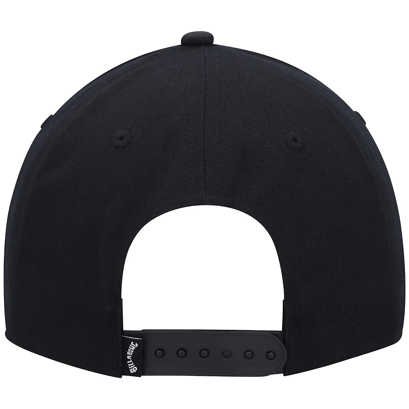 Men's Billabong Black Walled Snapback Hat