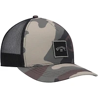 Casquette Billabong Camo Stacked Logo Trucker Snapback pour homme