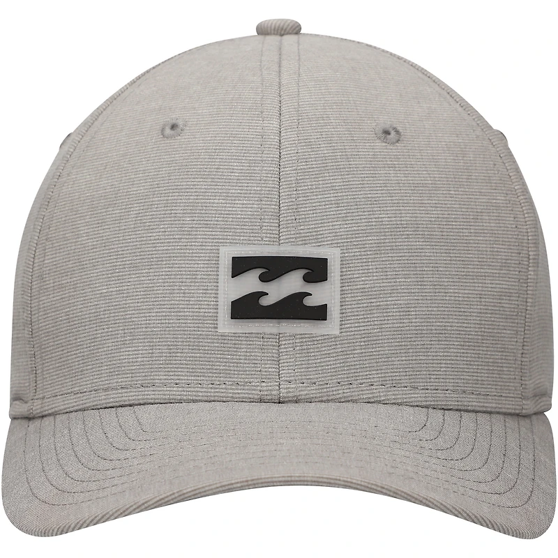 Men's Billabong Gray Crossfire Performance Flex Hat