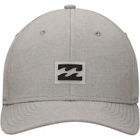 Men's Billabong Gray Crossfire Performance Flex Hat