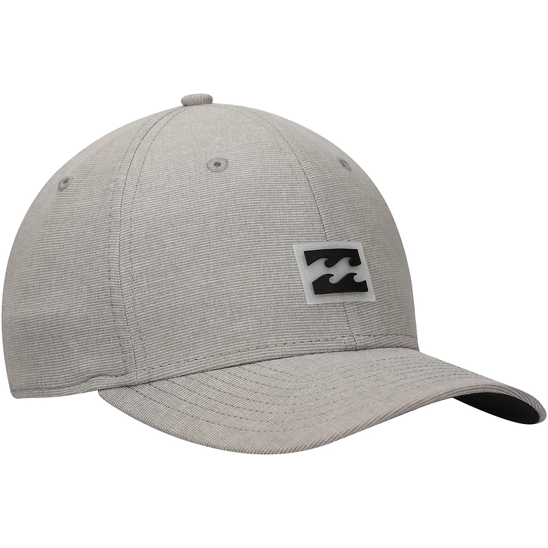 Men's Billabong Gray Crossfire Performance Flex Hat