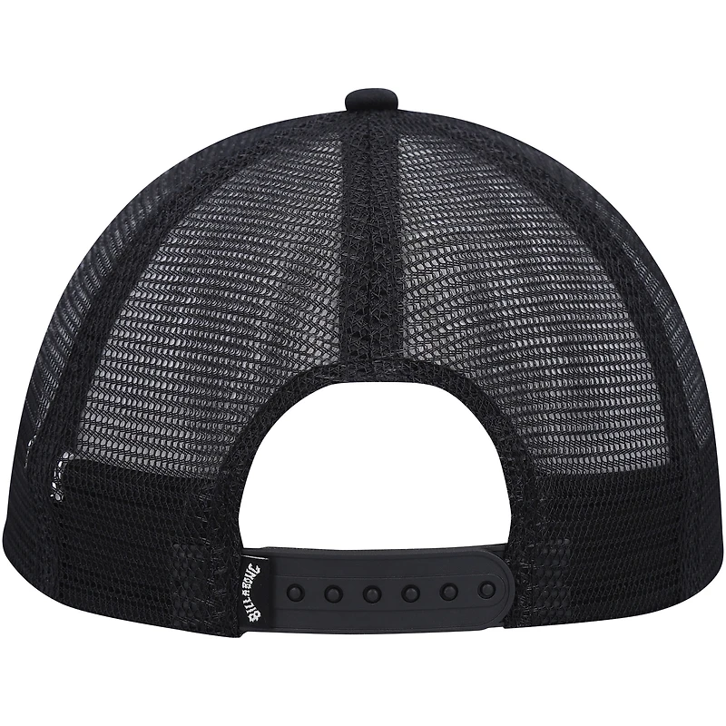 Men's Billabong Heather Gray/Black Walled Trucker Adjustable Snapback Hat