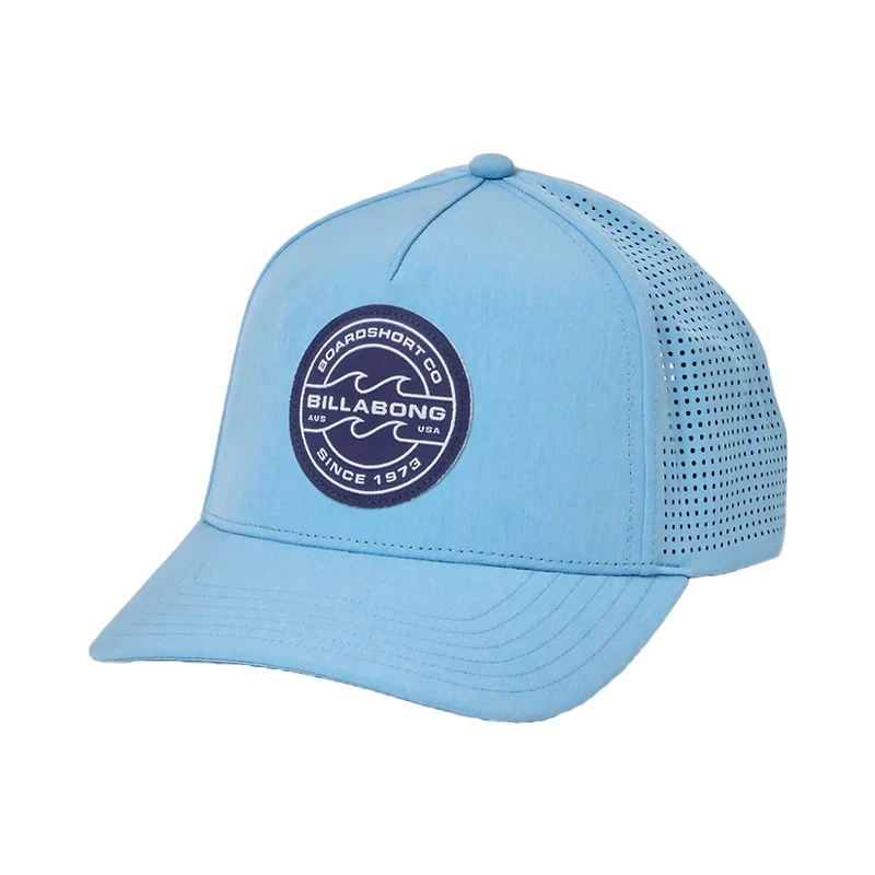 Men's Billabong Light Blue Crossfire Snapback Adjustable Hat