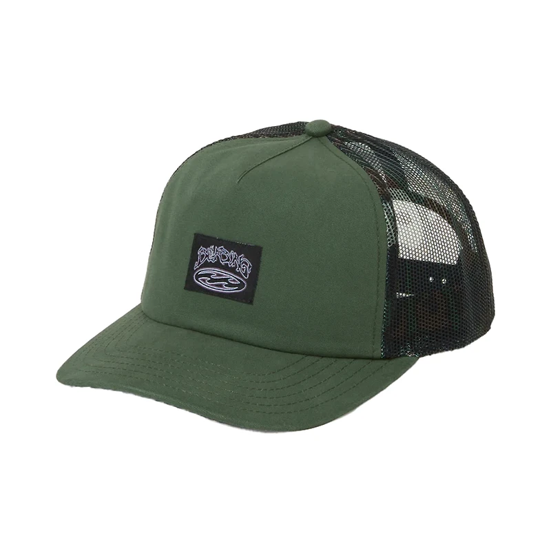 Casquette ajustable Billabong Bad Dog vert militaire pour homme