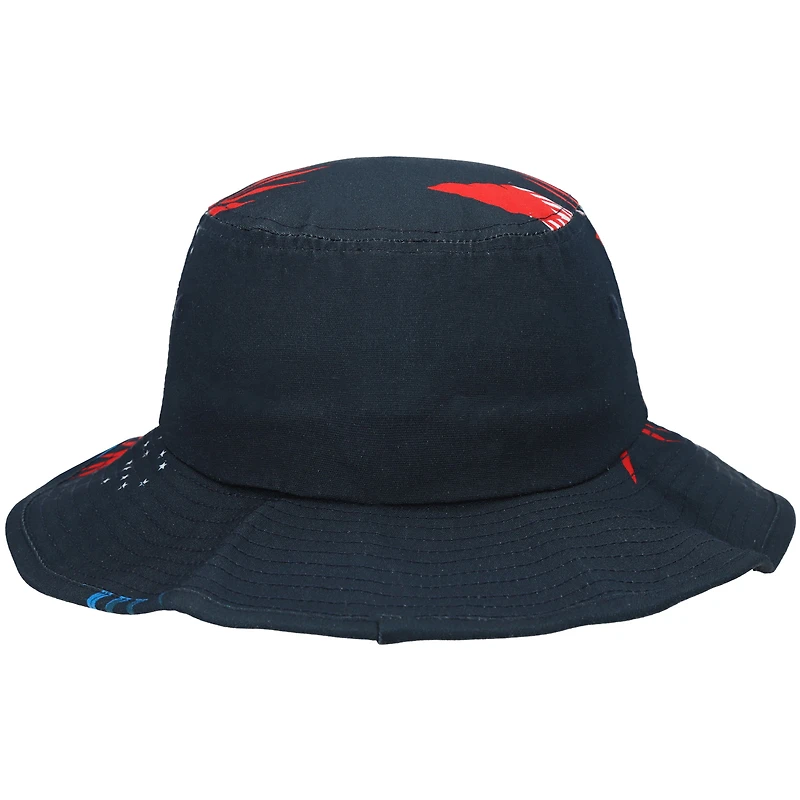 Billabong Navy Big John July Print Bob pour homme