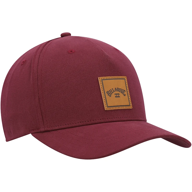 Casquette Snapback Billabong Rouge Stacked III pour hommes