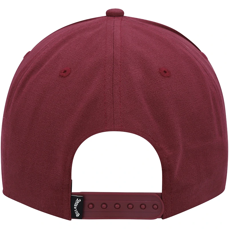 Casquette Snapback Billabong Rouge Stacked III pour hommes