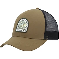 Men's Billabong Tan/Black Adventure Division Trucker Adjustable Snapback Hat