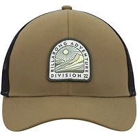 Men's Billabong Tan/Black Adventure Division Trucker Adjustable Snapback Hat