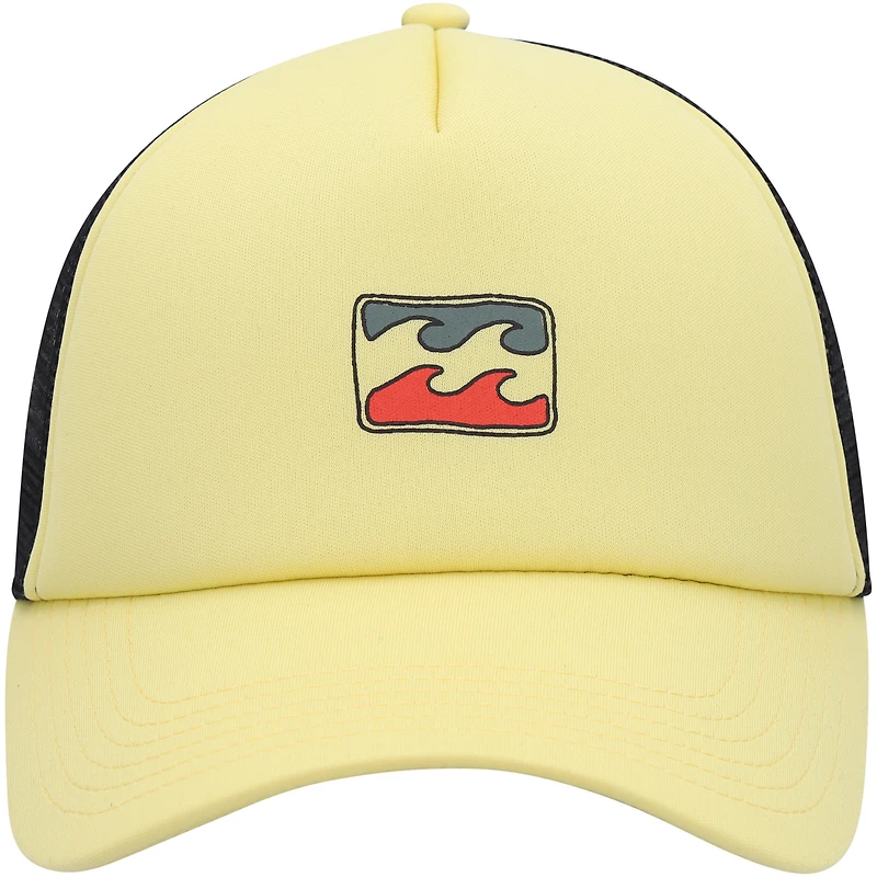Casquette Snapback Billabong Yellow Podium Trucker pour hommes