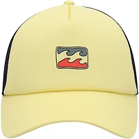 Casquette Snapback Billabong Yellow Podium Trucker pour hommes