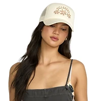 Casquette ajustable Billabong Cream Grandpa Trucker pour femme