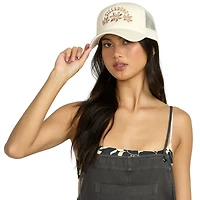 Casquette ajustable Billabong Cream Grandpa Trucker pour femme